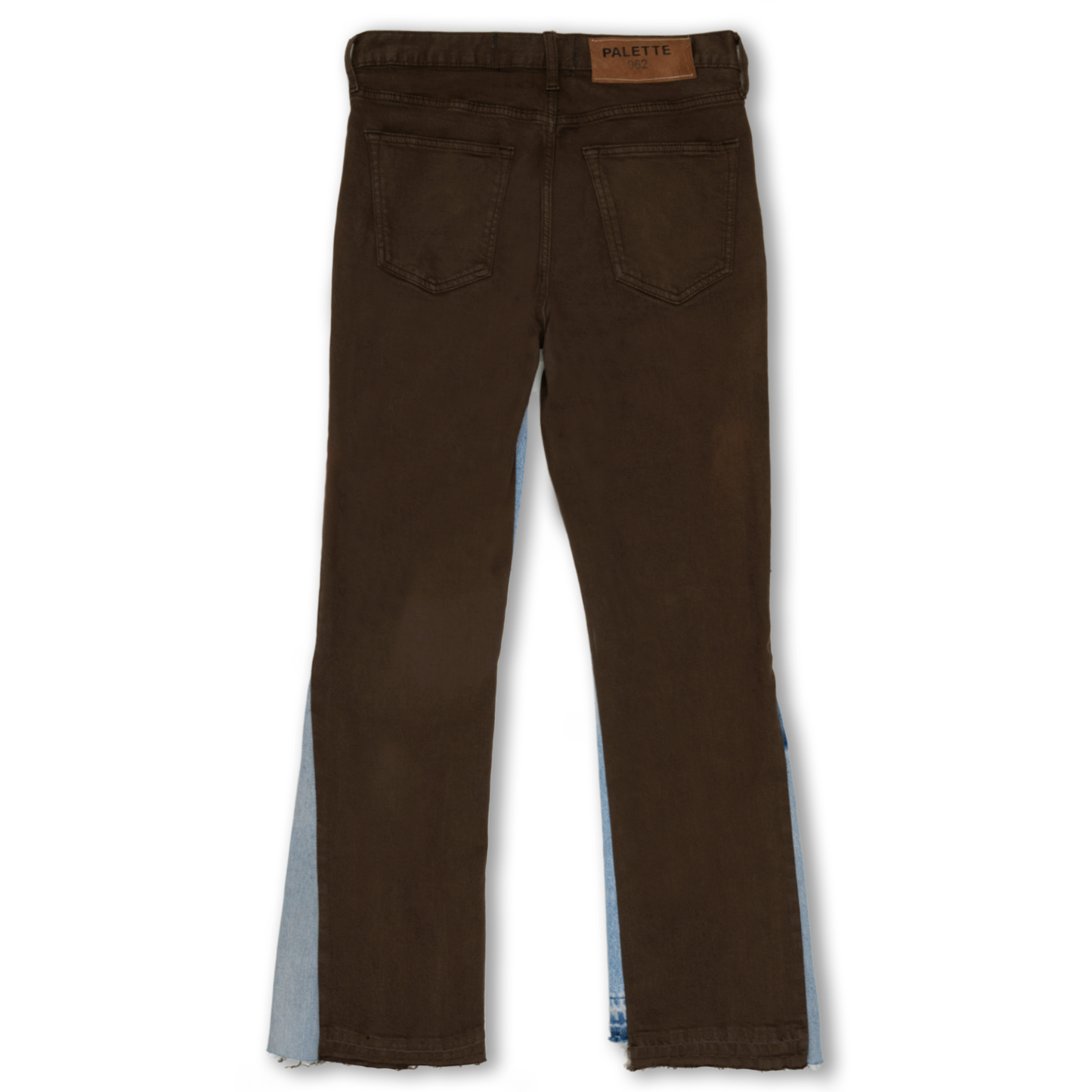 PALETTE962 OG Flare Pants Vintage Sun-Wash Brown Denim Flare Back