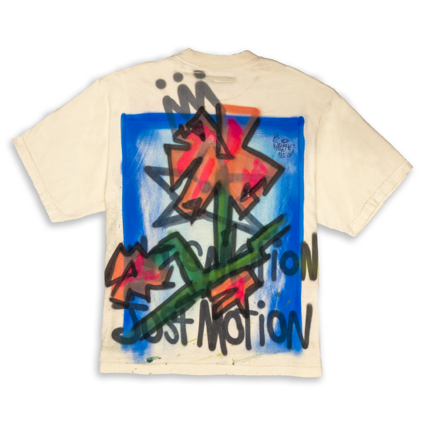 PALETTE962 Graffiti Tee Back Wild Rose Hand-Style Graffiti Spray