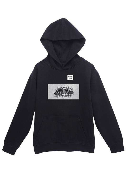 Designs Fella -Stare- Urban Pullover Hoodie