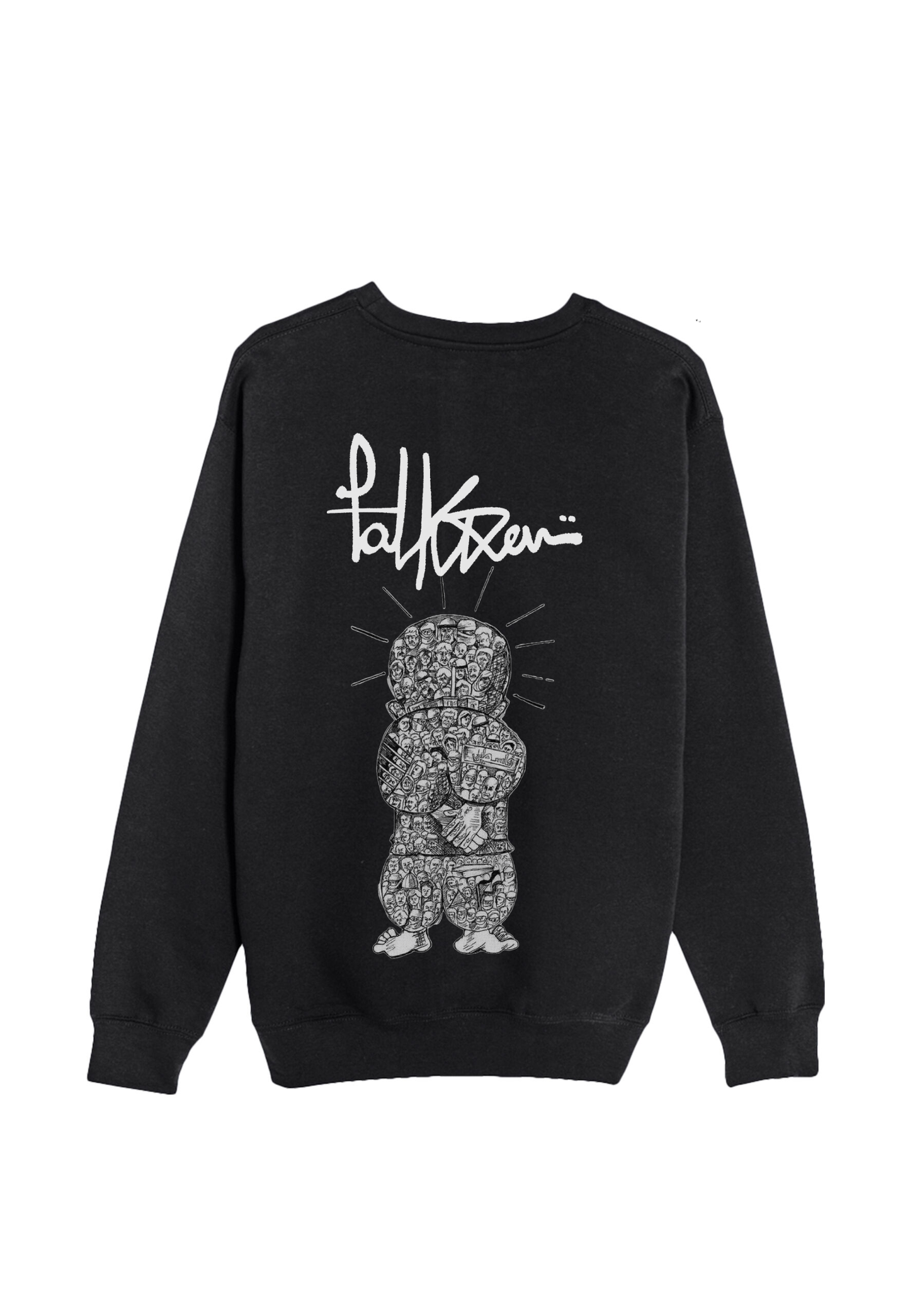 Designs Fella -Folkten -Handala- Premium Crewneck Sweatshirt