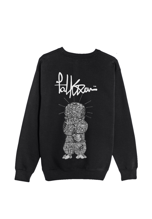 Designs Fella -Folkten -Handala- Premium Crewneck Sweatshirt